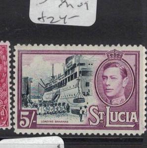 St Lucia SG 137 MOG (2dtu) 