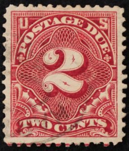 U.S. Used Stamp Scott #J39 2c Postage Due, Superb. Large Margins. A Gem!