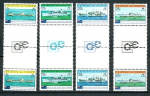 Tristan da Cunha #247 - 250 set of MNH Gutter Pairs 4