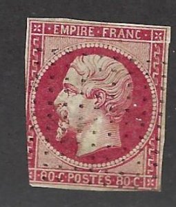 France SC#20 Used Fine SCV$47.50...Worth a Close Look!