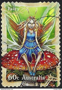 AUSTRALIA 2011 60c Multicoloured, Stamp Collecting Month-Mythical Creatures-F...