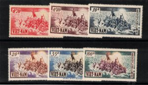 Vietnam #30 - #35 Very Fine Never Hinged Set