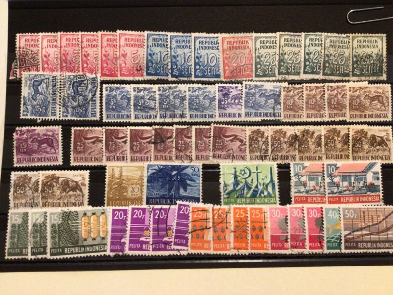 Indonesia  Republic used stamps for collecting A9938