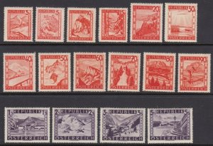 Austria 500-15 Scenery mint
