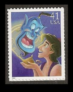 US 4195 Disney Magic Aladdin and Genie 41c single MNH 2007