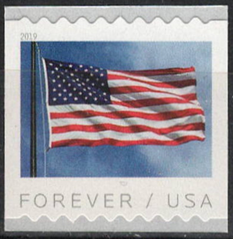 USA Sc. 5342 (55c) Flag defin. 2019 MNH APU coil