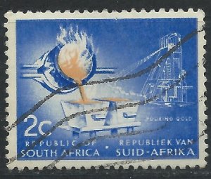 South Africa 1968 - 2c Pouring Gold (redrawn) - SG241 used