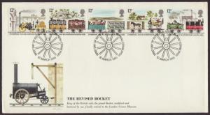 Great Britain 908a Train U/A FDC
