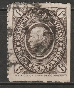 Mexico 1885 Sc 170 used