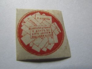 US Local Stamps, Cheever & Towle, Boston Mass. 5c 1849, Scott 37L? MVLH OG,