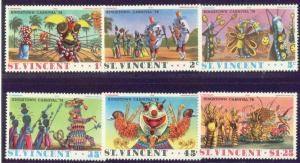 ST.VINCENT  457-62 MNH 1976 KINGSTON CARNIVAL