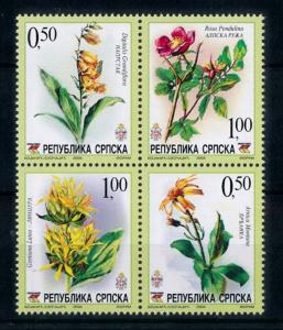 [69949] Bosnia Herzegovina Serbia 2004 Flora Flowers Blumen  MNH