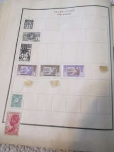 VEGAS - Battered 1928 Scott Album - OLD Stamps Incl China  >160 Photos! FE604