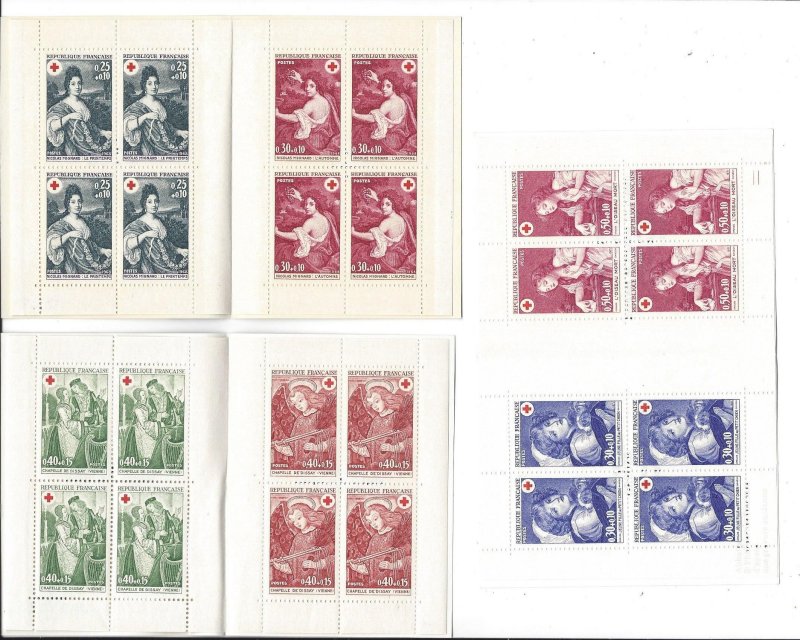 France Semi-Postal Booklets See Scans and Description