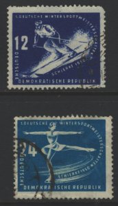 COLLECTION LOT 10069 GERMANY DDR SW#5-6 1950 CV+$17