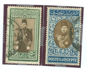 Egypt #239-40 Used Single