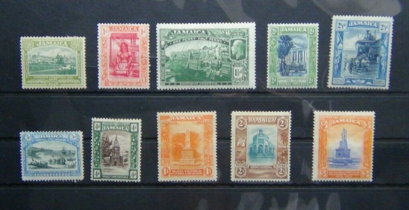 Jamaica 1919 - 1921 values to 3s MM