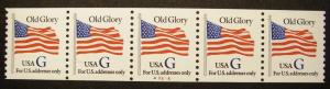 Scott 2890, 32 cent nondenominated G Flag, PNC5 #A3314, MNH Coil Beauty