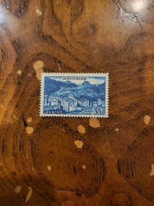 Stamps French Andorra Scott #137 h