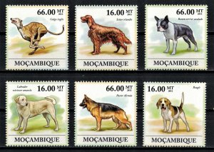 MOZAMBIQUE 2011 - Dogs / complete set MNH