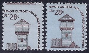 1604 - 28c Misperf Error / EFO Remote Outpost Mint NH