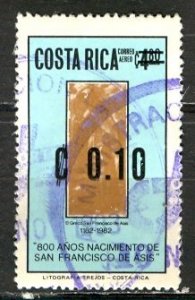 Costa Rica; 1983: Sc. # C908: Used Single Stamp