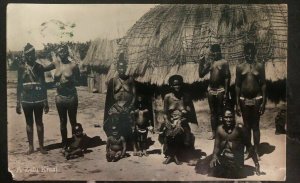 1936 Johannesburg South Africa RPPC Postcard Cover To Toronto Canada A Zulu Kraa