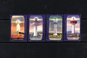 Thailand  Lighthouses  4 var..mnh