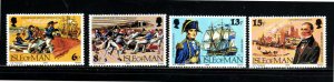 ISLE OF MAN #158-161  1979  CAPT. JOHN QUILLIAM    MINT  VF NH  O.G  b