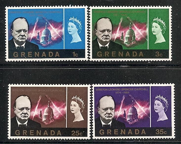 Grenada  209-12 MNH 1966 Churchill