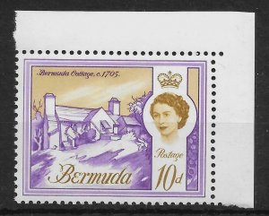 BERMUDA SG170a 1965 10d VIOLET & OCHRE MNH