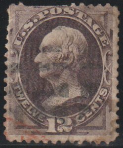 US #162 SCV $135.00 VF used, nice light cancel and well centered,  see photo,...