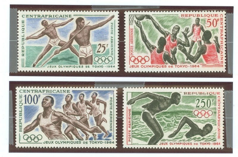 Central African Republic #C20-23 Mint (NH) Single (Complete Set) (Olympics)