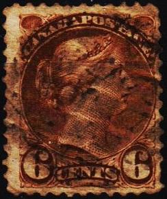 Canada.1870 6c S.G.107 Fine Used