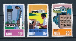 [112492] Niue 1976 Telecommunication water power  MNH