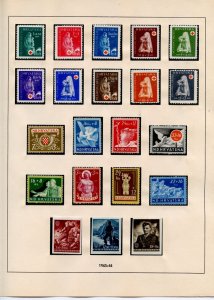 CROATIA 1941/45 HIGHLY COMPLETE W/BACK OF THE BOOK MINT NH  ON LINDNER PAGES