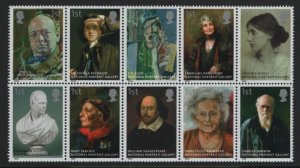 Great Britain 2006 MNH Sc 2393a Famous Britons National Portrait Gallery 150t...