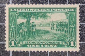 Scott 617 - 1 Cent Lexington MNH Nice Stamp SCV $3.75 