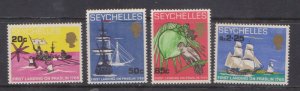 SEYCHELLES - 1968 BICENTENARY OF 1st LANDING ON PRASLIN ISLAND - 4V MINT NH