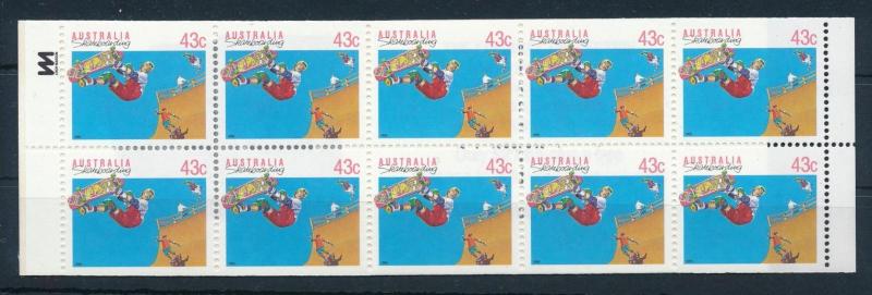 [74704] Australia 1990 Sport Skateboarding Booklet MNH