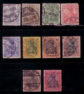 Germany Sc. # 52 / 61 Used