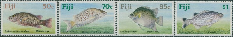 Fiji 1990 SG806-809 Freshwater Fish set MNH