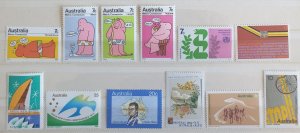 Australia Small Selection Of U/Mint Commemorative Stamps