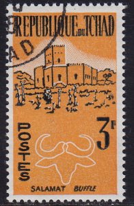 Chad - 1962 - Scott #73 - used - Salamat Buffalo
