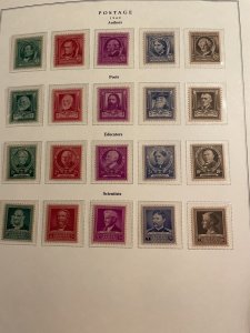 United States 859-893 MNH Famous Americans Complete Set KSPhilatelics