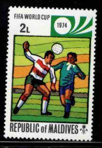 Maldive Islands Scott 517 MH* Soccer stamp