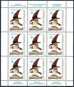 Yugoslavia 1728-1729 sheets, MNH. Michel 2100-2101 klb. Audubon's birds, 1985.