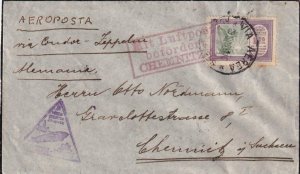 1934, Buenos Aires, Argentina to Chemnitz, Germany, See Remark (45235)