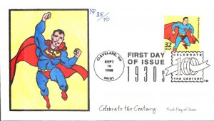 #3185f Superman Faircloth FDC