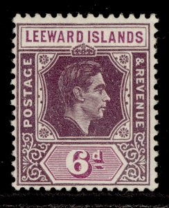 LEEWARD ISLANDS GVI SG109a, 6d deep dull purple & brt purple, LH MINT. Cat £12.